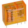 Przekaźnik; elektromagnetyczny miniaturowy; 40.52.8.024.0000; 24V; AC; 2 styki przełączne; 8A; 250V AC; do druku (PCB); do gniaz