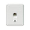 Telegärtner 100022998 Network outlet CAT 5e 1 port Alpine white
