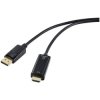 Renkforce RF-5179190 DisplayPort to HDMI Adapter Cable 3m Black