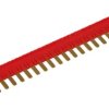 Złącze grzebieniowe; ZG20-1 (2608954); czerwony; Relpol; RoHS