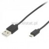 Kabel WT USB A - micro USB-B 0,85m ( HQ ) czarny