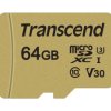 Karta Micro SD MicroSDXC, 64 GB Nie MLC, Transcend -25 → +85°C