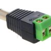 Pololu DC Barrel Plug to 2-Pin Terminal Block Adapter