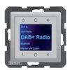 Q.x Radio Touch DAB+ Bluetooth alu aksamit 30846084 HAGER
