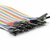 Przewód 40 żyłowy kolorowy męsko-męski 20cm