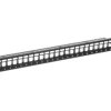 Patch panel pusty 19 cali 24x keys 1U czarny (RAL 9005) DN-91411