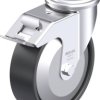 Blickle 952287 LER-PP 125KA-FI-FA Rolka obrotowa z blachy stalowej Średnica koła: 125 mm Maksymalne obciążenie: 150 kg 1