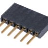 Gniazdo PCB 6 -pinowe raster: 2.54mm typu płytka – płytka Proste Przewlekany