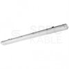Oprawa sufitowa hermetyczna pusta na 2x T8-J LED, G13, AC220-240V, IP65, ABS/PS, szara G-TECH