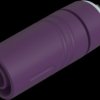 4 mm socket, solder connection, mounting Ø 11 mm, CAT II, purple, 972360709