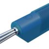 Wtyk bananowy wieżowy SKS Hirschmann BSB 20 K, O 4 mm, 2.5 mm2, 30 A, 60 V, niebieski