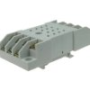 Gniazdo przekaźnika; GZU14; na szynę DIN35; szary; bez obejmy; Relpol; RoHS; Kompatybilne z przekaźnikami: R15 4P