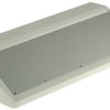 Obudowa ukośna, 200 x 400 x 21.6mm, Aluminium, kolor: Szary, METCASE Unidesk