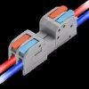 Konektor szybkozłączka podwójna zatrzaskowa 0,2-4mm²/0,14-4mm² 32A 250V