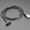 Adafruit Magnetic USB Charging Cable for 4 Pin 0.1