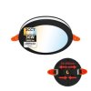 Oprawa podtynkowa downlight LED, 36W, 2880lm, IP20, 3CCT, okrągła, czarna, PAULA HOROZ
