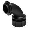 Łącznik do kanałów kablowych Adaptaflex gwint M40 40mm Kolanko 90° Nylon 66 IP65 Czarny