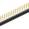 Pin header, 20 pole, pitch 2.54 mm, straight, black, 10054168
