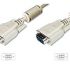 Kabel połączeniowy VGA Typ DSUB15/DSUB15, M/M beżowy 5m AK-310103-050-E