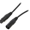 Kabel XLR męski - XLR żeński 3-PIN 3m FC619103
