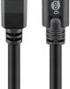 Kabel USB-C™ do B, czarny - Długość kabla 1 m
