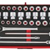 Zestaw nasadek rozmiar napędu 3/4 cala elementy: 32 Teng Tools typ napędu Kwadratowy