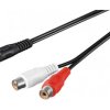 Kabel przejściowy jack Cinch (RCA) 3,5 mm