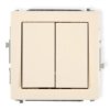 Deco Przycisk Świecznikowy Beżowy 1Dwp-44.1