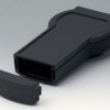ABS handheld enclosure, (L x W x H) 243 x 130 x 60 mm, black (RAL 9005), IP54, A9078109