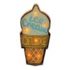 Kinkiet Metal Retro Led Ice Cream Forever Light