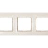 Simon 54 Premium Ramka Potrójna Kremowa Dr3/41