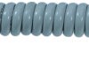 PUR spiral cord ÖLFLEX SPIRAL 400 P 3 G 2.5 mm², unshielded, gray, 70002716