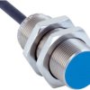 Czujnik zbliżeniowy M18 Indukcyjny 8 mm SICK Montaż na płytce drukowanej 10 → 30 V DC długość 39.4mm cylindryczny
