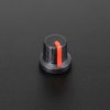 Potentiometer Knob - Soft Touch T18 - Red