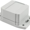 ABS enclosure, (L x W x H) 65 x 65 x 42 mm, light gray (RAL 7035), IP68, 1555BF22GY