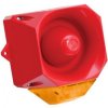 Sygnalizator optyczno-akustyczny Asserta MIDI 230V AC czerwona obudowa bursztynowy klosz AS/M/SB/230/R/AL 7052212FUL-0116 EATON
