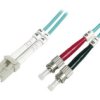 Dk-2531-01/3 Patch Cord Światłowodowy Om3 Lc/Upc,St/Upc 1M Lszh Turkusowy