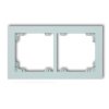 DECO Ramka 2 podwójna uniwersalna z tworzywa DECO Pastel Matt lodowy błękit 47DR-2 KARLIK