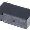 Przekaźnik mocy 12V dc SPST Omron, montaż PCB 655Ω Otwór przezierny