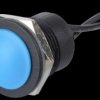 IAR3F1100 IA pushbutton 16 mm - low profile, NO, blue