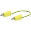 Stäubli 641030-20020 LK-4N-F10 Test lead 200cm yel/gr flexible stackable plugs