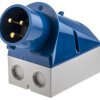 Złącze przemysłowe - zasilające 32A Wtyczka 230 V 3P Męski MENNEKES Niebieski Montaż ścienny IP44