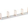Organizer kabli 19 1U z 5 uchwytami - typ B szary LENBERG AK-1202-S