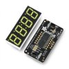 Moduł 4-cyfrowego wyświetlacza 7-segmentowego 0,56'' Backpack - biały I2C - STEMMA QT/Qwiic - Adafruit 1002