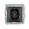 Icon Mechanizm Gniazda Pojedynczego Z Uziemieniem Schuko 2P+Z (Przesłony...
