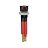 Signal Construct SWUU08024A LED Indicator Light Red 24V IP67 Black Metal