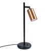 Lampa biurkowa WINX czarny/miedź