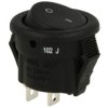 Przełącznik; klawiszowy (kołyskowy); MR5110R5NBB; ON-OFF; 1 tor; czarny; bez podświetlenia; bistabilny; do lutowania; 15mm; 2 po