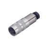Binder 99-5106-15-03 Female Cable Mount Silver Plated 3 Pin with 4-6mm Outlet