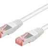 Patch cord S/FTP 6a linka Cu LSZH biały 3m 27AWG 93790